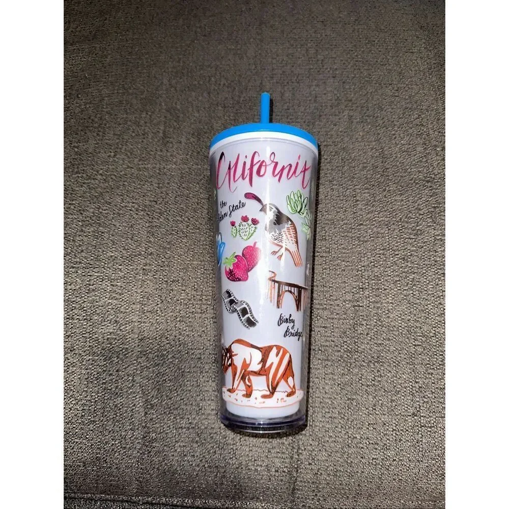 Starbucks California State 24 oz Venti cold cup